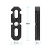 Aluminum Alloy NATOs Rail Quick Mount Camera Expansion Gear for Locating Holes for Photographic Devices