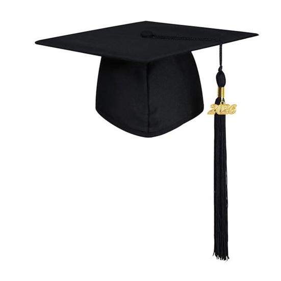 Unisex matinis baigimo kepuraitė su 2026 metų kutu žavesiu Suaugusiems Sveikinimo baigimo aksesuaras vidurinei mokyklai bakalaurui magistrui