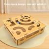 Cat Scratch Puzzle Enrichment Box Interactive Scratching Pet Supplies With Bell Balls Cat Scratcher Box For Home Indoor Outdoor