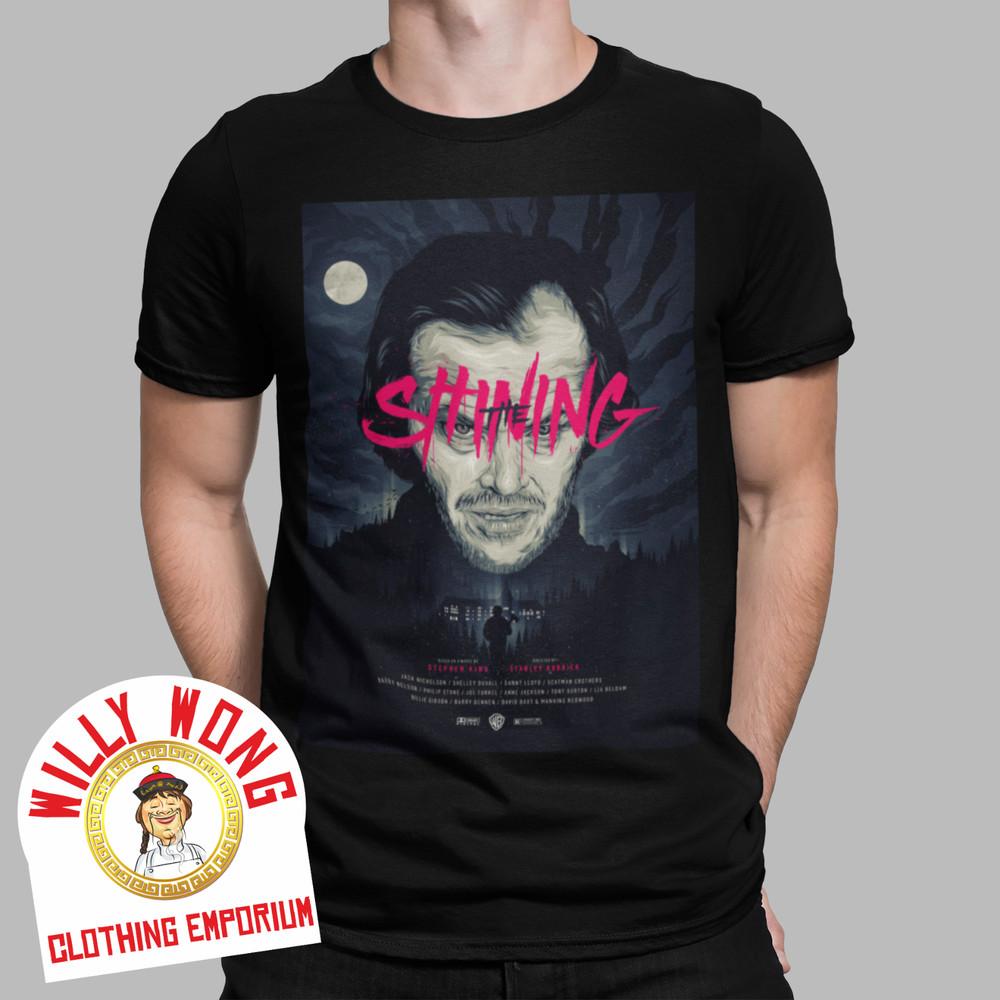 THE SHINING T-SHIRT RETRO MOVIE POSTER STANLEY KUBRICK JACK NICHOLSON GHOST TEE Unisex T-Shirt L