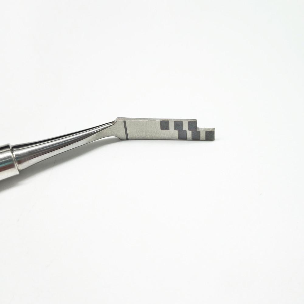 1 piece Orthodontic Aesthetic Teeth Crown Proportion Gauge Dentist Implant Stainless Steel Measuring Ruler Caliper