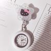 Ocean Cartoon Nurse Pendant Watch - Buckle Style Silicone Pocket Watch for Medical Staff & Exams