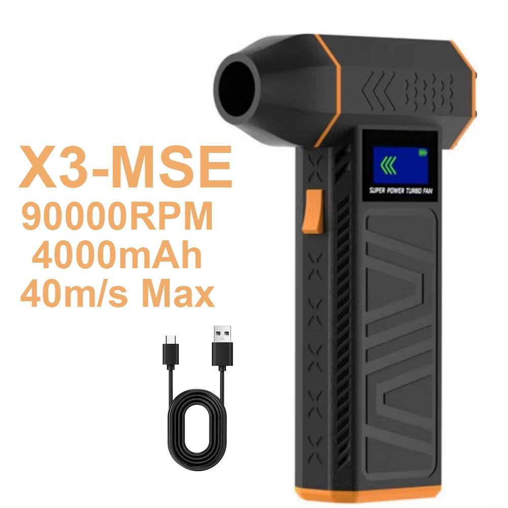 Powerful Snow Whiz Led Turbo Blower Wind Speed 52m/s High Power Jet Fan Car Cleaning