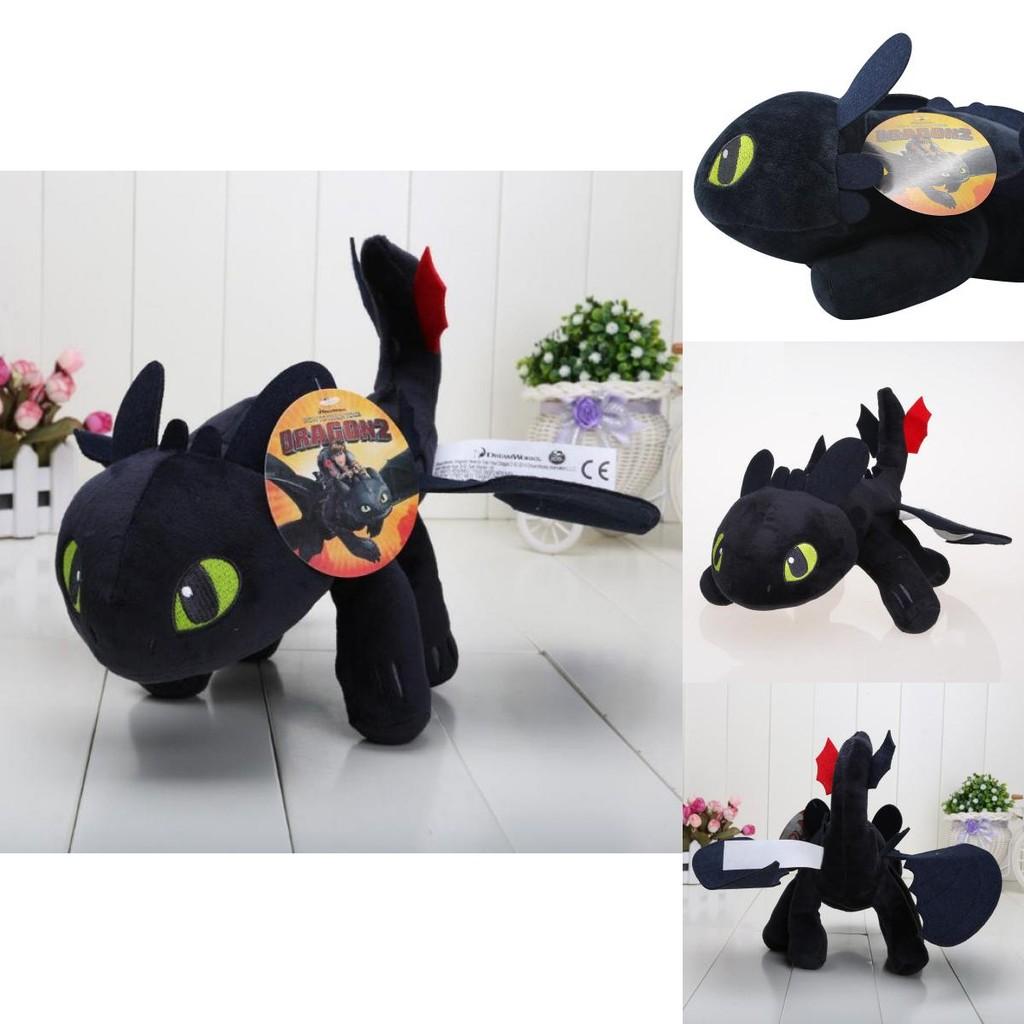 Adorable Toothless Night Fury Stuffed Animal Plush Toy From