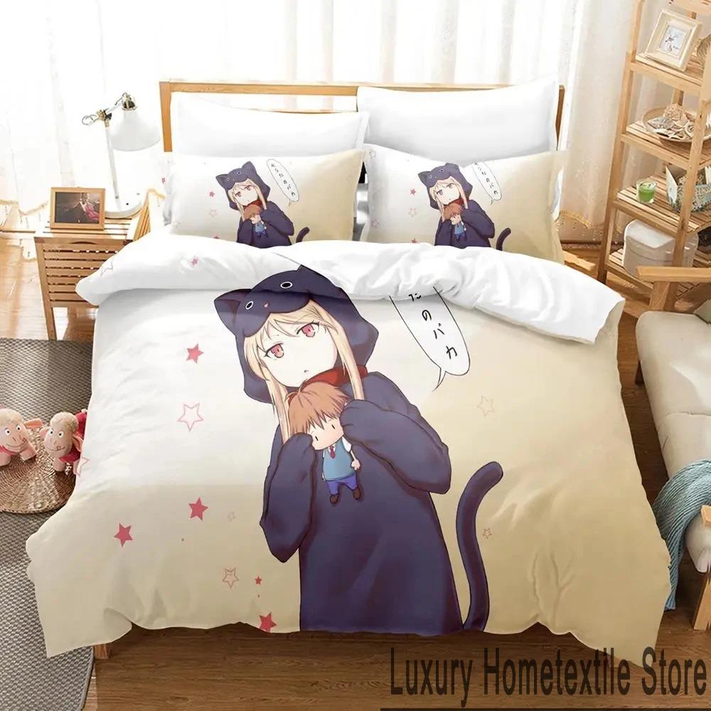 Anime The Pet Girl of Sakurasou Mashiro Shiina Bedding Set Boys Girls Twin Queen King Size Duvet Cover Pillowcase Bed boys Adult