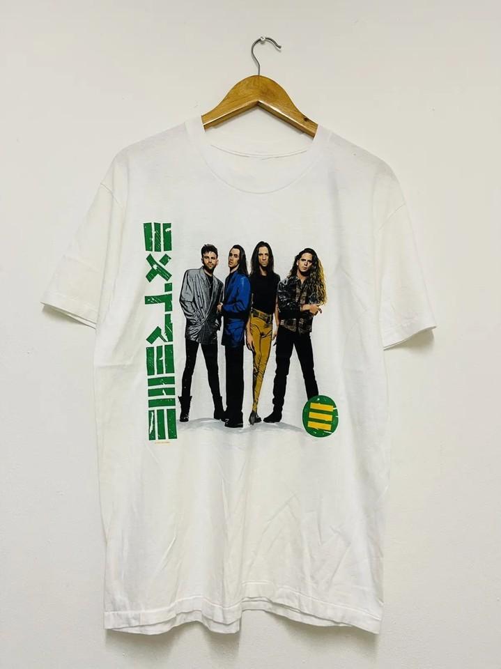 Extreme band Members Poster Concert Shirt White Unisex S-5XL L