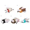 1 Set Cat Teaser Toy Vivid Exquisite Relieve Boredom Bee Shape Pet Cat Plush Squeaky Toy Pet Supplies