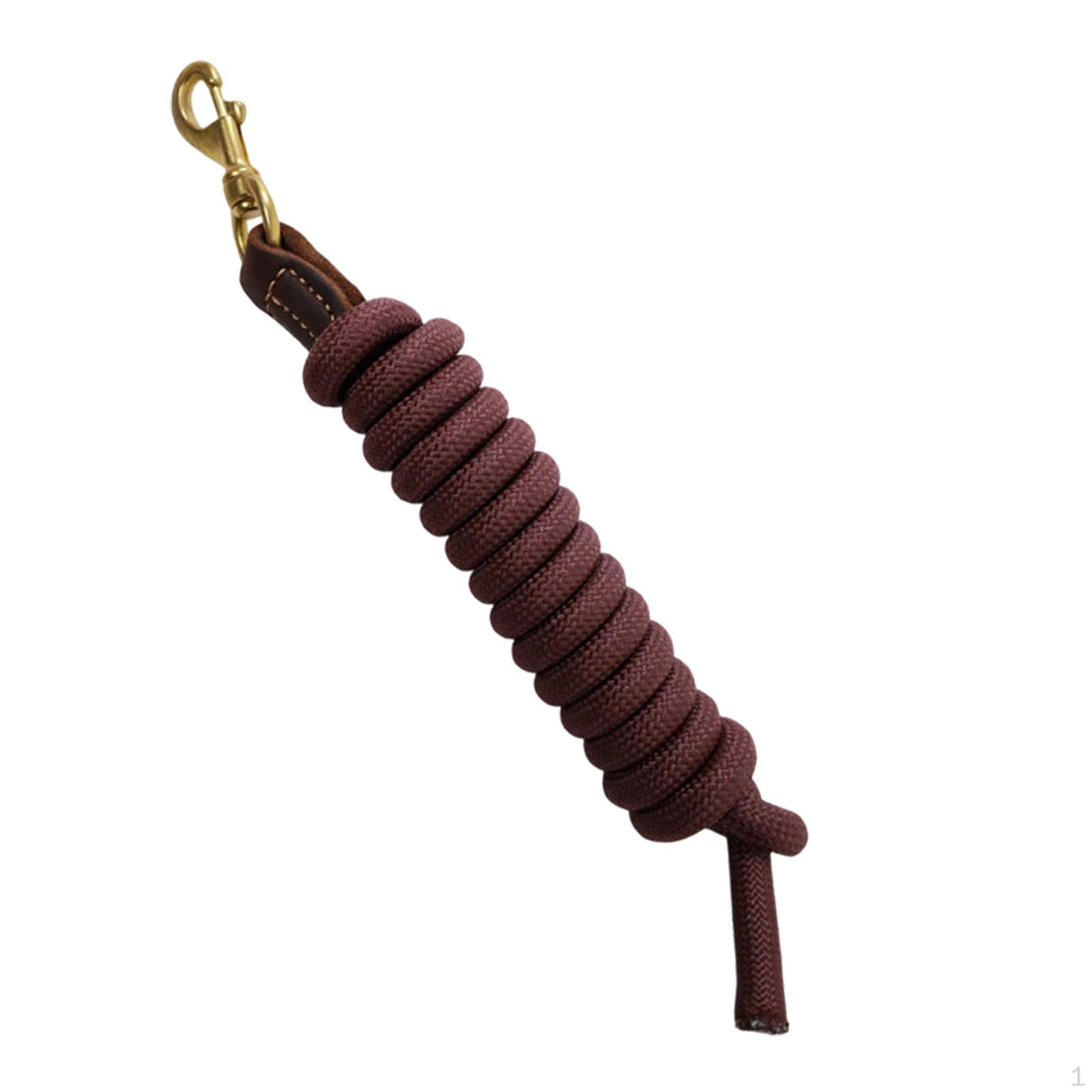 

Rope Lunge Line Strong 250cm Equestrian Equipment Heavy Duty Training Supply for Playing Daily Use