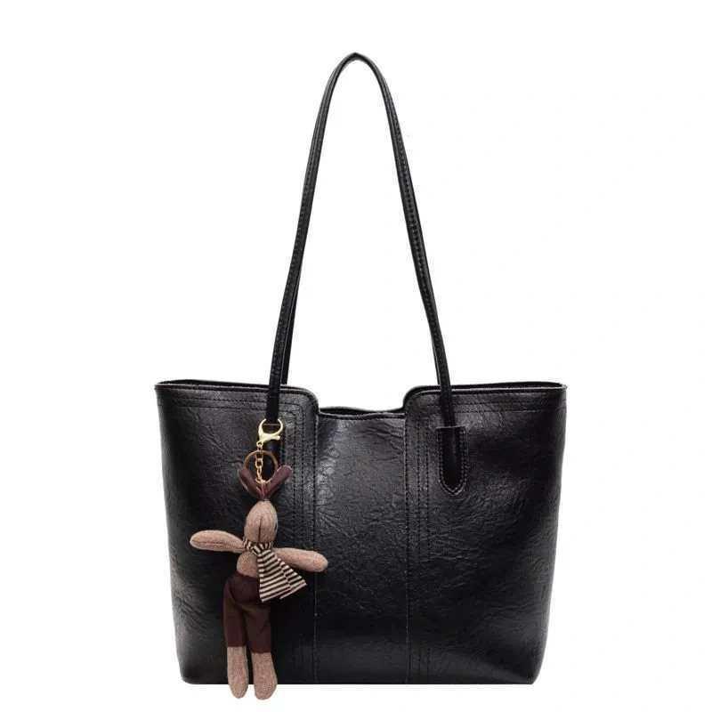 Hochwertige Retro-Tasche mit großem Fassungsvermögen, modische Damen-Umhängetasche für Pendler, beliebte Tragetasche