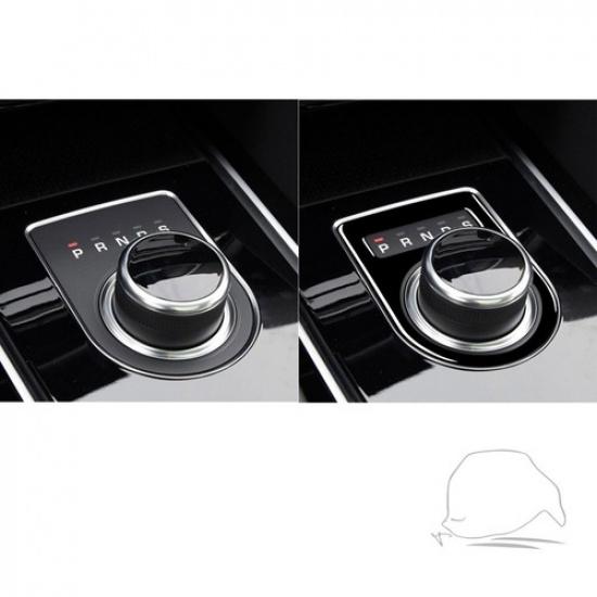 Piano Black Gear Shift Box Display Panel Trim For Jajuar XE F-PACE X761 2016-18