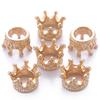 15/30pcs Metal Crown Accessories Bead Material Necklace Bracelet Pendant Handicraft DIY Tool Personalized Decorating Gift XJM