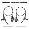 Mountain Bike Hydraulic Disc Brake Set Left Rear Right Front Mountain Bicycle Oil  Disc Brake Set  with Rotors Bolts