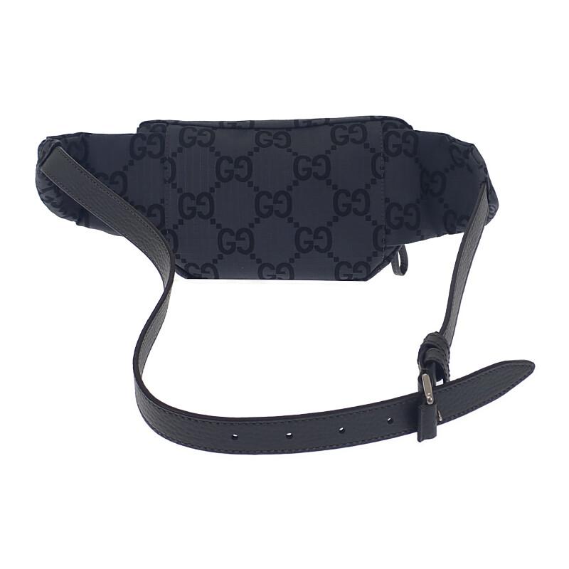 GUCCI  767934 body bag black/gray mens