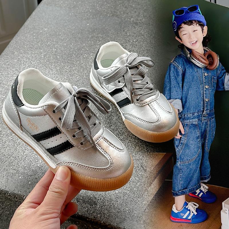 2025 Autumn New Students Children's Versatile Casual Shoes Girls Low-top Forrest Gump Shoes Boys Soft-soled Sports Shoes