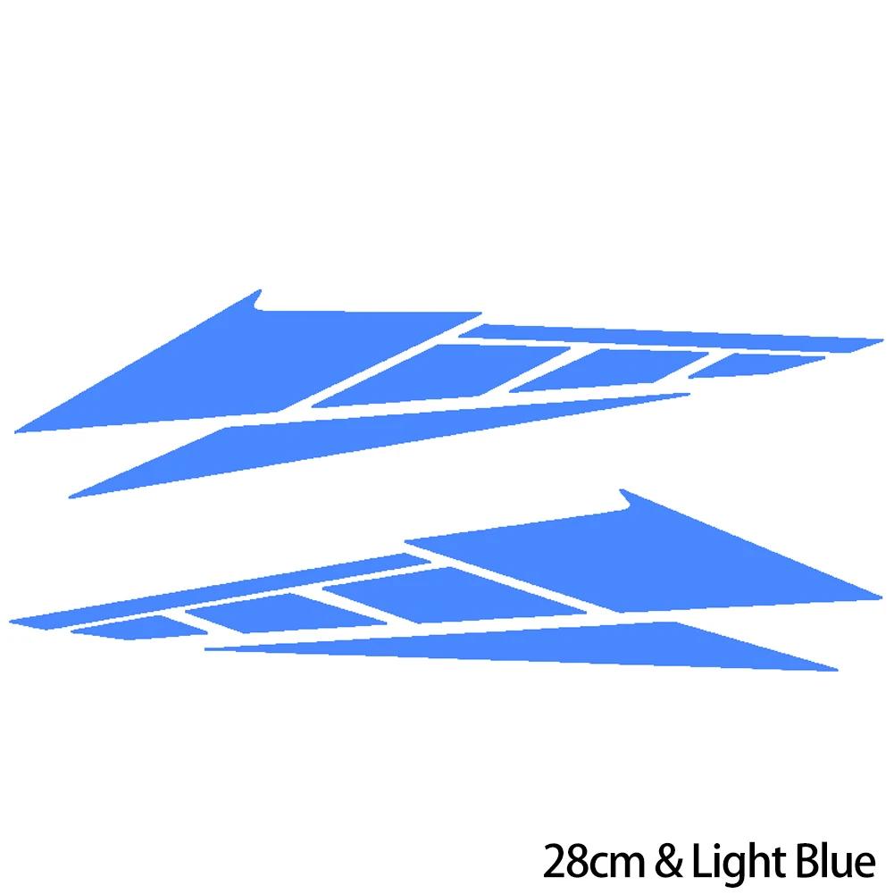 Nuovi 2 Pezzi Adesivi Moto PVC Adesivi Riflettenti 20cm/28cm Accessori Per Decorazione Bauletto Scooter Moto Ornamentale