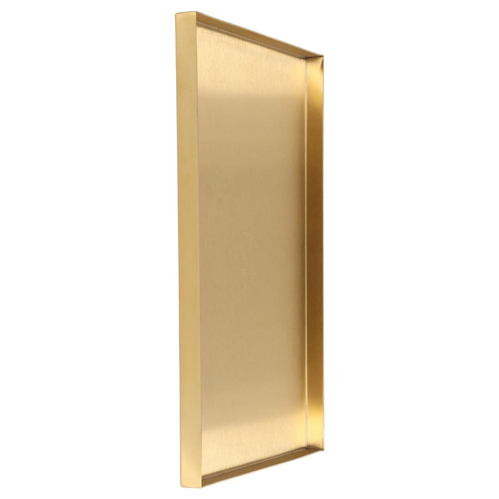 Stainless Steel Storage Tray Metal Gold Storage Organizer Tray Elegant Plate Tray Hotel Decor