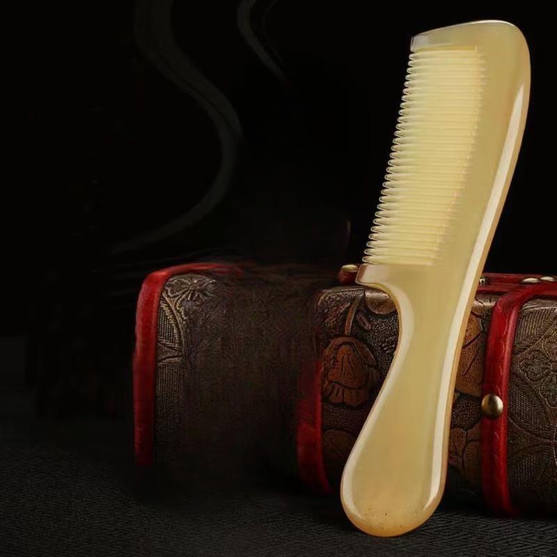 Baiduoyang Sheep Horn Head Meridian Massage Comb, 2-Pack