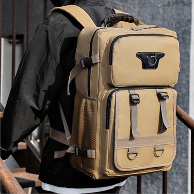 Large Capacity Men's Backpack Outdoor Breathable Nylon Travel Bag Wear-resistant Business Waterproof Backpack