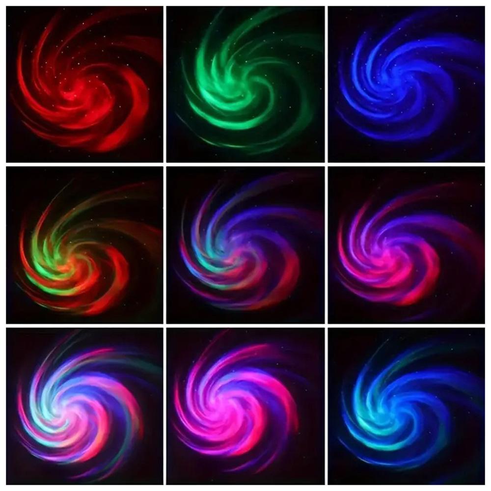 LED Projektor Galaxie Světlo Barevný Projektor Galaktické Oblohy Ložnice Noční Světlo Dekorace Dětského Pokoje Vánoční Párty Dekorace