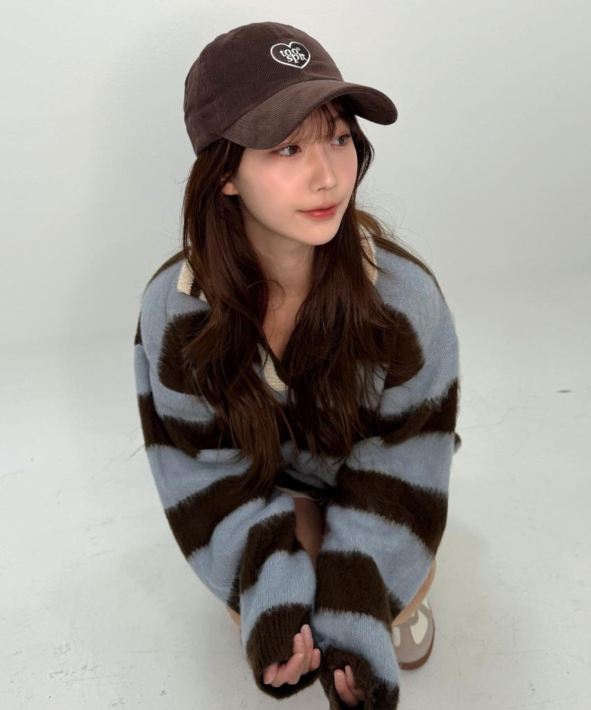 Tueseupis Corduroy Heart Logo Ball Cap [5 Colors]