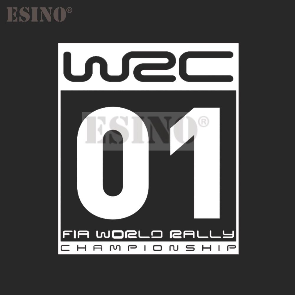 Nuovo Stile Auto Decalcomanie Decorative Creative per Auto WRC FIA World Rally Championship Vinile per Portiere Auto Decalcomanie per Carrozzeria Auto
