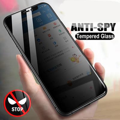 Anti Spy Tempered Glass For Apple iPhone 13 12 Mini 11 Pro Max XS Max X XR Privacy Screen Protector iPhone 7 8 6 6S Plus SE Glass