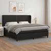 VidaXL Slat Bed Base with Mattress, Upholstered Bed with Headboard, Double Bed, Adult Bedroom Bed, Modern, 3128991