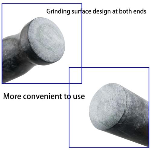 Ruiwaer Granite Replacement Pestle, Ink Color, Food Flavor, Grinding Rod, Replacement Pestle, Marble, Grinding Pestle, Stone Pestle (Mortar Only, Not