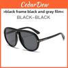 Dual Bar Fashion Sunglasses With Yellow Lenses For Outdoor Sports And Casual Wear