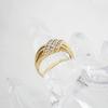 [Pre-owned] 18K Yellow Gold Diamond 0.37ct Ring Size 10 (j41-2)