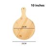 1Pcs Stone Cutting Bamboo Pizza Tray Platter Baking Tray New Wooden Pizza Board  Kitchen Tool