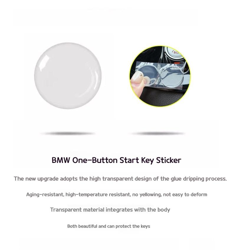 Pour BMW Série 1 5 6 X3 G30 G32 G01 G02 F52 G07 G12 2018-2025Bouton d'activation en un clic pour les accessoires intérieurs protégés par colle