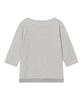 BAUF Melody Boat Neck 3/4 T-Shirt [Stripe Gray]