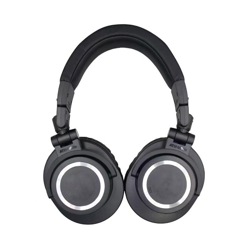 Audio-Technica ATH-M50XBT Professional Monitoring Wireless Bluetooth Over-ear High-fidelity Headphones with Low Latency