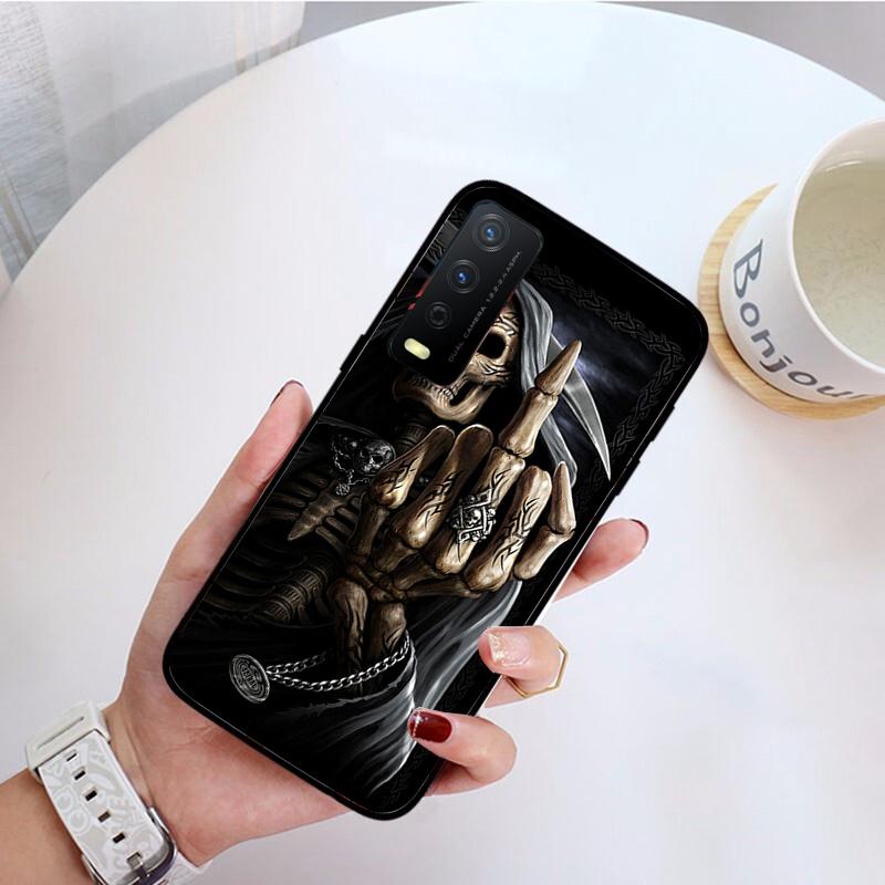 Grim Reaper Skull Phone Case for VIVO Y31 Y21 Y70 Y21S Y20 Y72 1907 Y12 Y11S Y53S Y33S Y55 Y76 Y51 Y15S Y01