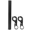 Aluminium Alloy Bicycle Bracket Extension Rod Cycling Accessory with Clip for Mountain Road Bikeblack