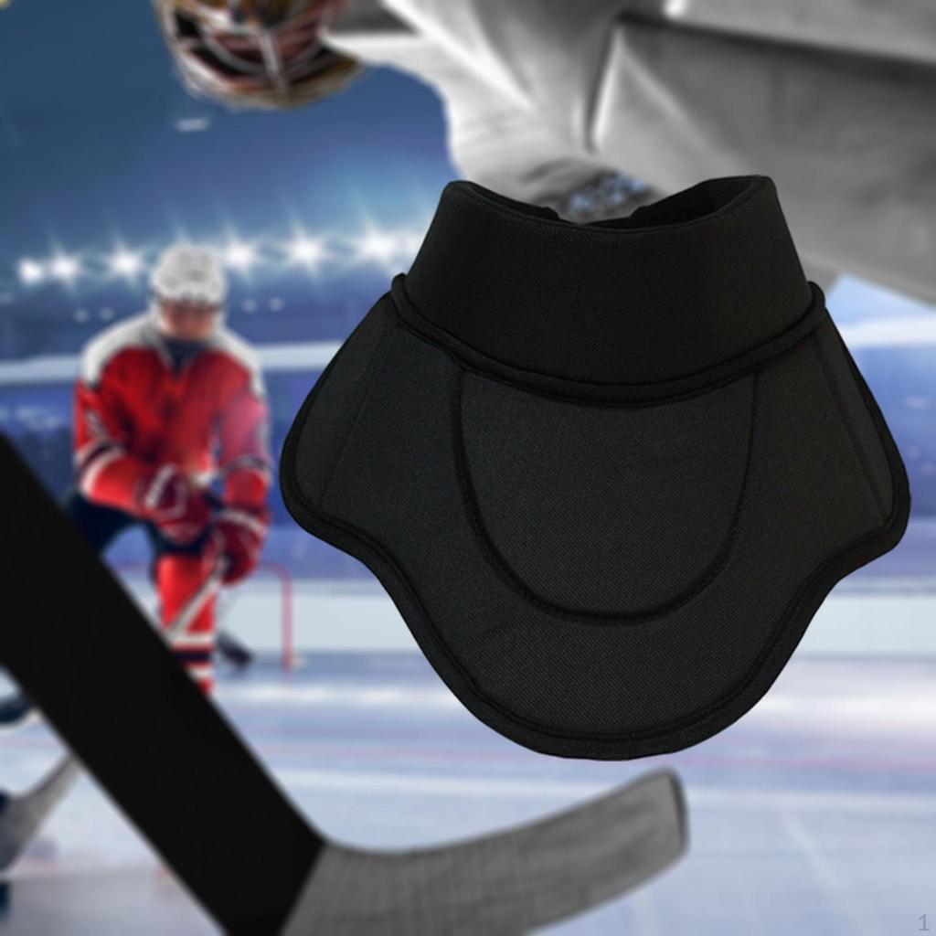Hockey Neck Guard Cut Resistant Collar Protection Protector for Outdoor Sports