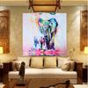 Stilvolles und zeitloses Elefanten-Ölgemälde auf Leinwand für Wandkunst