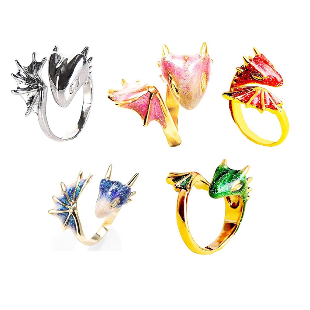 

5 шт. Мужское кольцо с открытием Модное декоративное регулируемое открытое украшение для рук Портативное украшение для одежды Изысканное