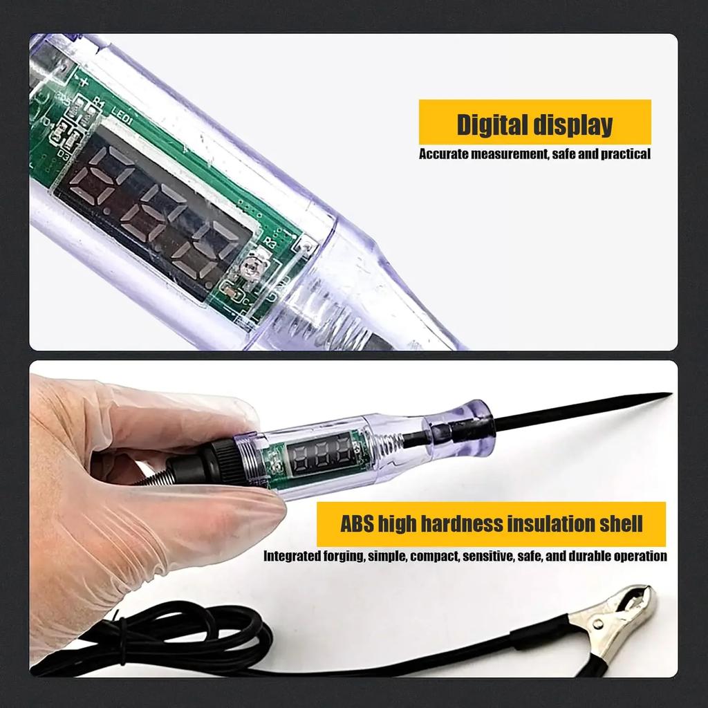 Auto LKW Spannung Stromkreis Tester Auto 6V 24V Werkzeuge Auto Diagnose Sonde Teststift Glühbirne Elektrisches Messstift Werkzeug
