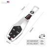 Interior Mouldings Zinc Alloy+Silicone Car Remote Key Case Cover Protective Shell Fob For MG One 2022 2023 2024 Car Keychain Int