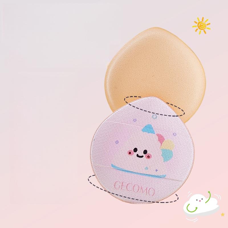 5Pcs Flocking Sponge Makeup Fixing Concealer Finger Puff Funny Cloudy Puff Set Box Soft Skin Dry Wet Dual Purpose Air Cushion