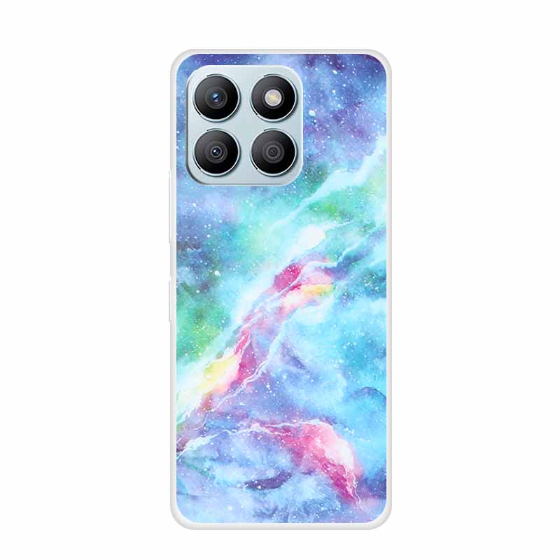 For Honor X8C X8B Phone Case For Huawei Honor X 8 C B X8 8C 8B Soft Silicone TPU Transparent Funda Clear Marble Patterns Cover