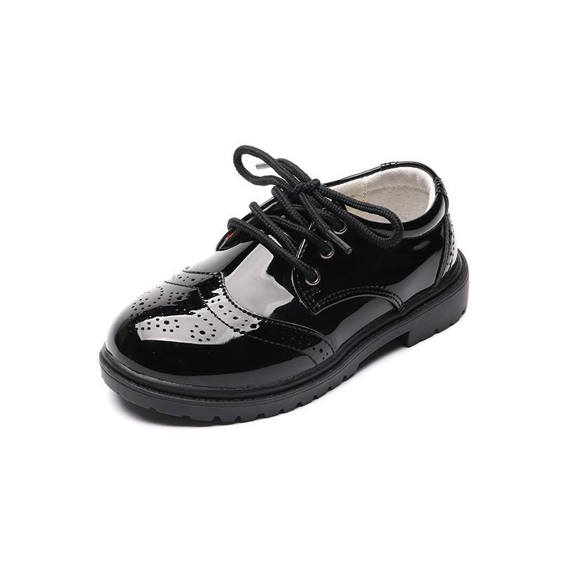 

Университетские маленькие кожаные туфли учитель рекомендует специальные кожаные туфли для мальчиков черные для выступлений детские весенние и осенние одинарные туфли студенты 26