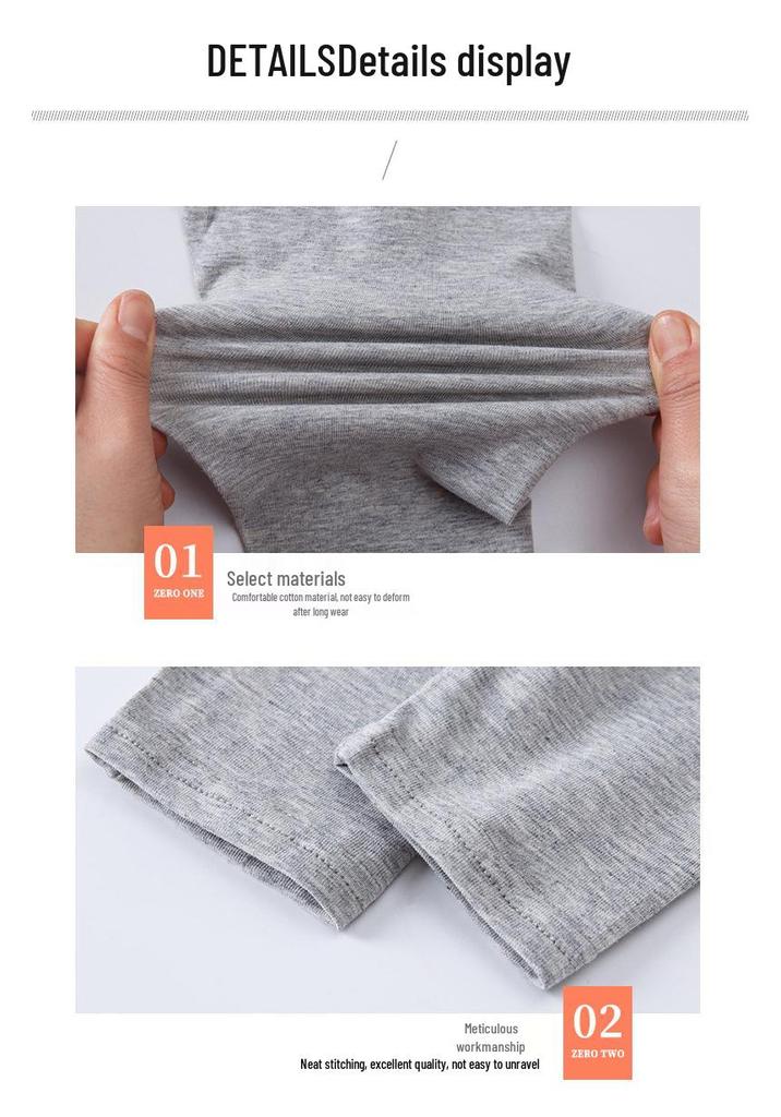 Elastic Solid Color Girls' Leggings - Versatile, Comfortable, Thin Long Pants for Spring & Autumn