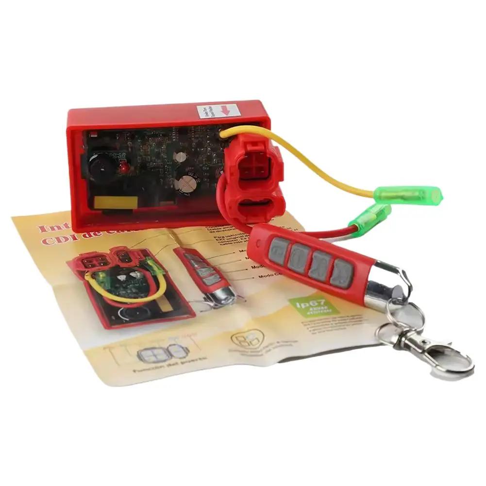 

Протиугонний 6-контактний CDI модуль запалювання для мотоцикла з пультом дистанційного керування для двигунів GY6 175 200 250CC 139QMB 152QMI 157QMJ, скутерів, квадроциклів B3P5