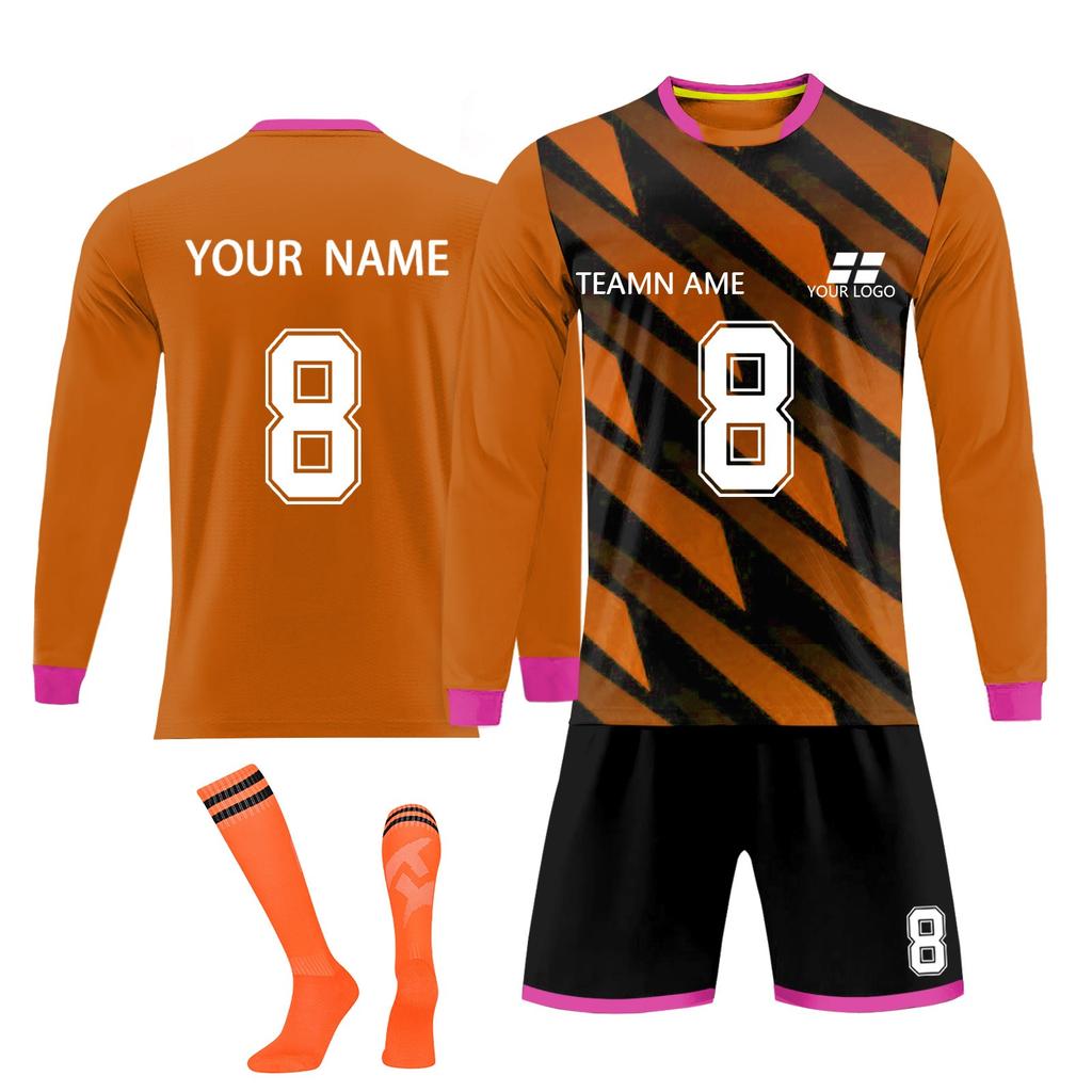 Kit de camisas personalizadas masculinas meninas com número de nome camisas de futebol personalizadas para meninos terno de treinamento