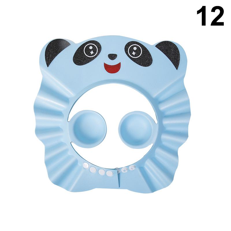 Verstellbare Cartoon Baby Shampoo Kappe Wasserdichter Spritzschutz Badevisier Hut Langlebiger Säuglings Haarschutz Für Dusche