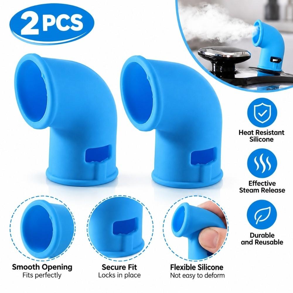 2 PCS High Temperature Resistant Pressure Cooker Steam Diverter Quick Venting