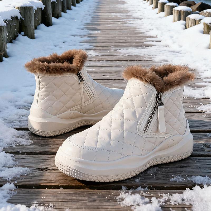 Snow Boots Women's New Winter Velvet Thickened Platform Cotton Shoes Women's Non-slip Short Boots